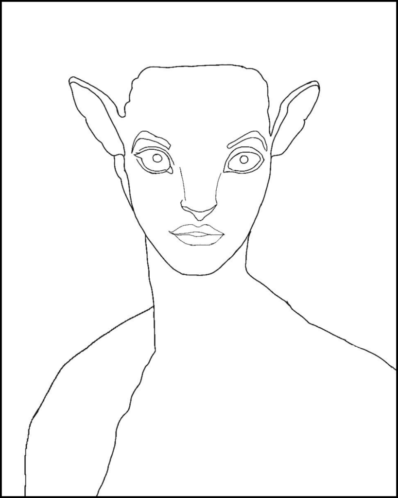 How To Draw Neytiri From Avatar 2 The Way Of Water