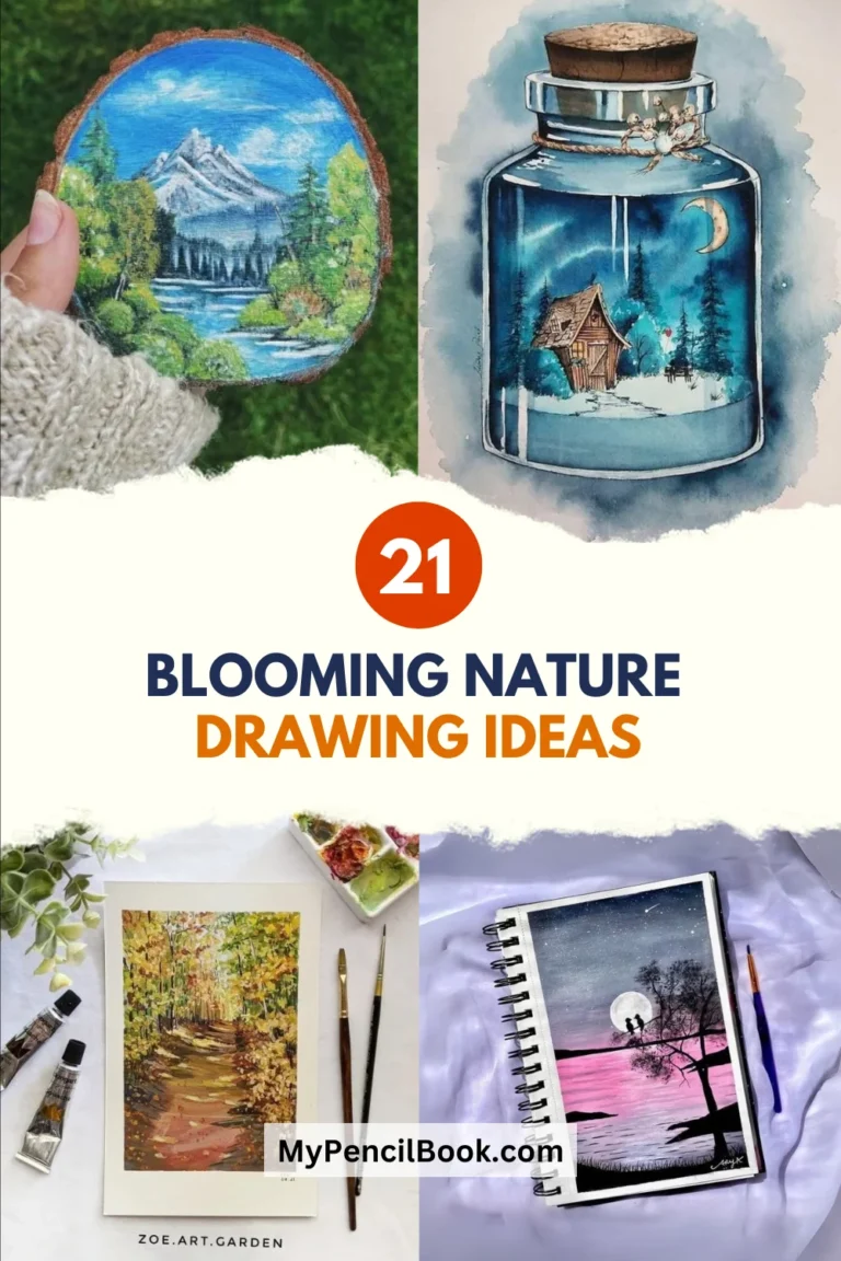 Blooming Nature Drawing Ideas
