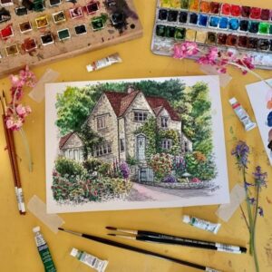 15 Amazing House Colour Drawing To Spark Your Imagination