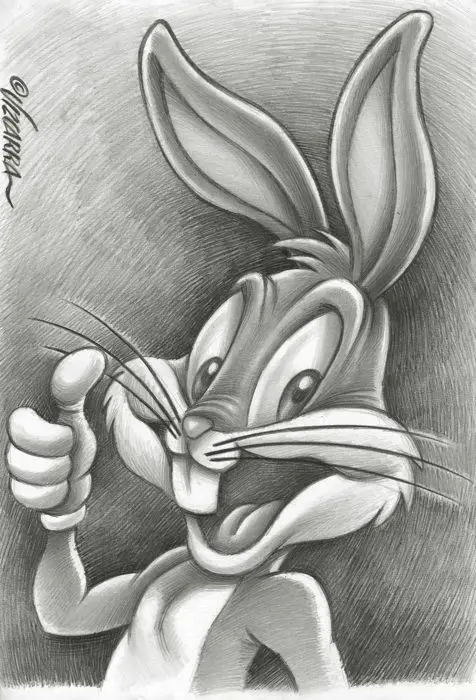 24 Lovely Cartoon Drawings Ideas bunny pencil sketch