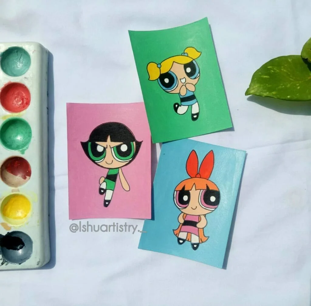 24 Lovely Cartoon Drawings Ideas Mini cartoon characters