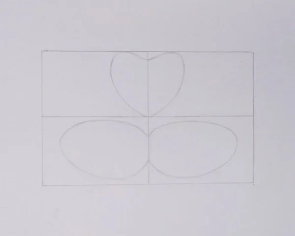 How to Draw Lips designing lips with heart shape and ovals