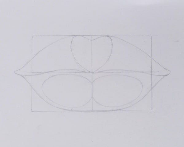 How to Draw Lips making lips outline