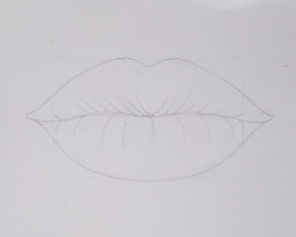 How to Draw Lips lips sketch