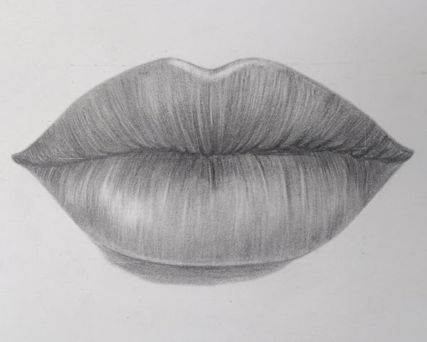 How to Draw Lips lips pencil drawing