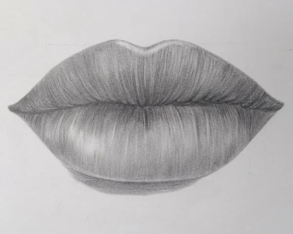 How to Draw Lips lips pencil drawing