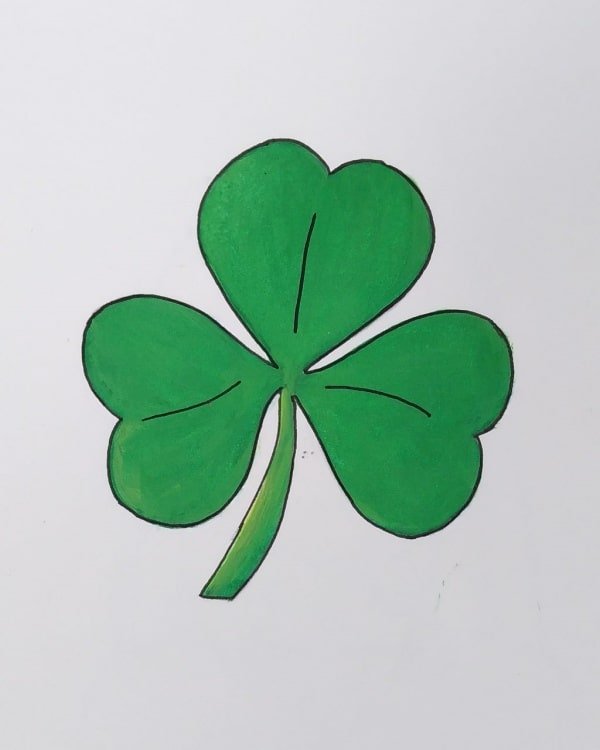 How To Draw Shamrock For Kids