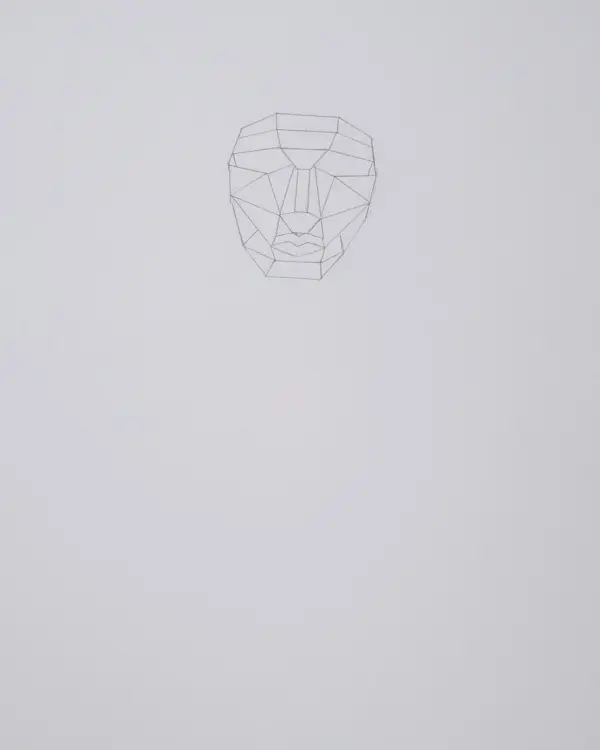 How to Draw Squid Game Frontman frontman face with details