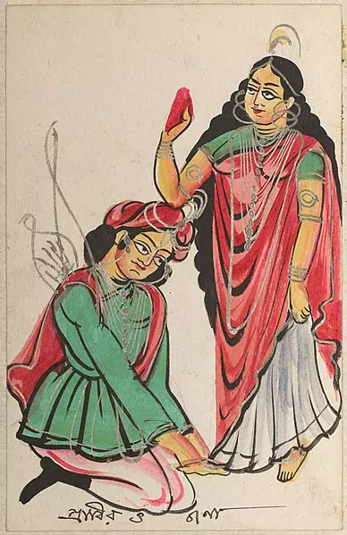 10 Indian Art Forms That Have Survived Generations kalighat-painting