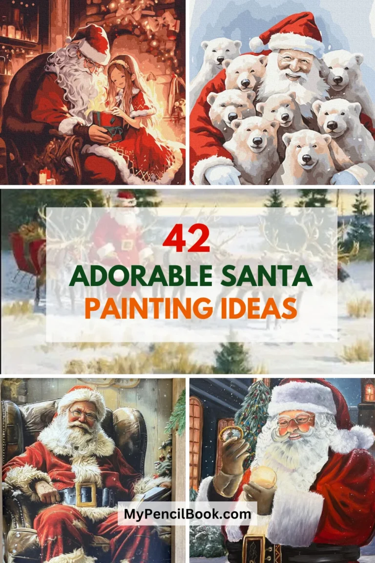 42 Adorable Santa Claus Painting Ideas