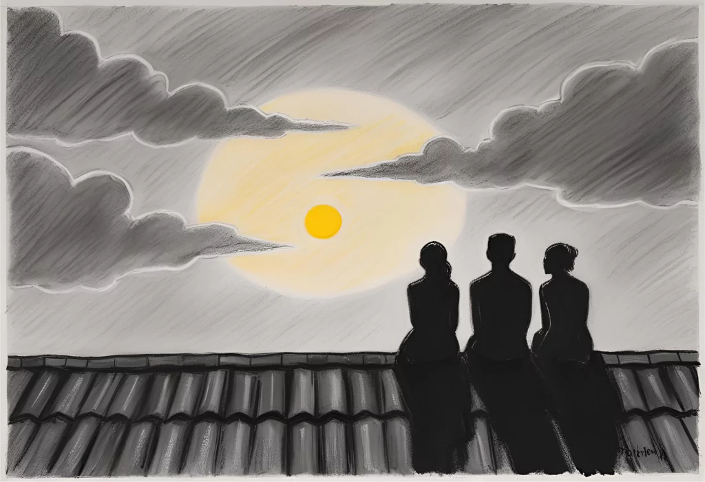 10 Unique Ways to Capture Sunset in Your Art draw only the silhouettes 682982f882d7b