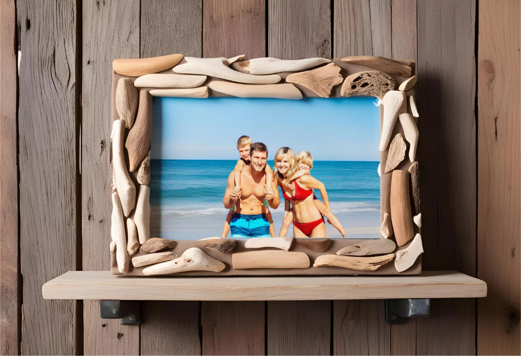 10 Easy Summer Beach Craft Ideas for Kids driftwood photo frame 68298738443b1