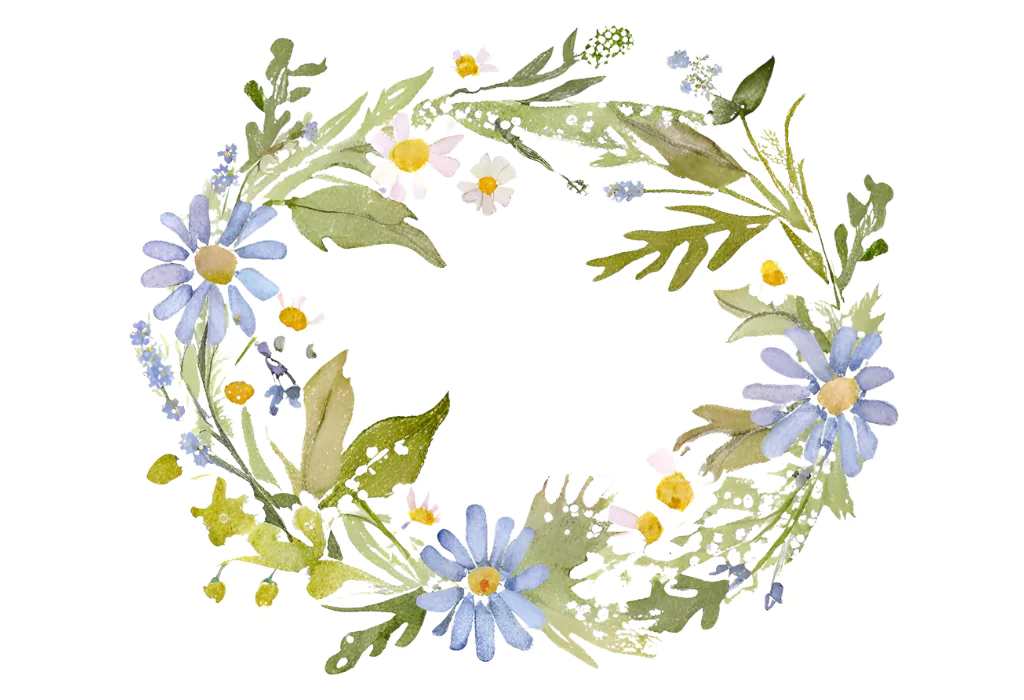 12 Easy Watercolor Summer Floral Paintings floral rings 6829823411a94