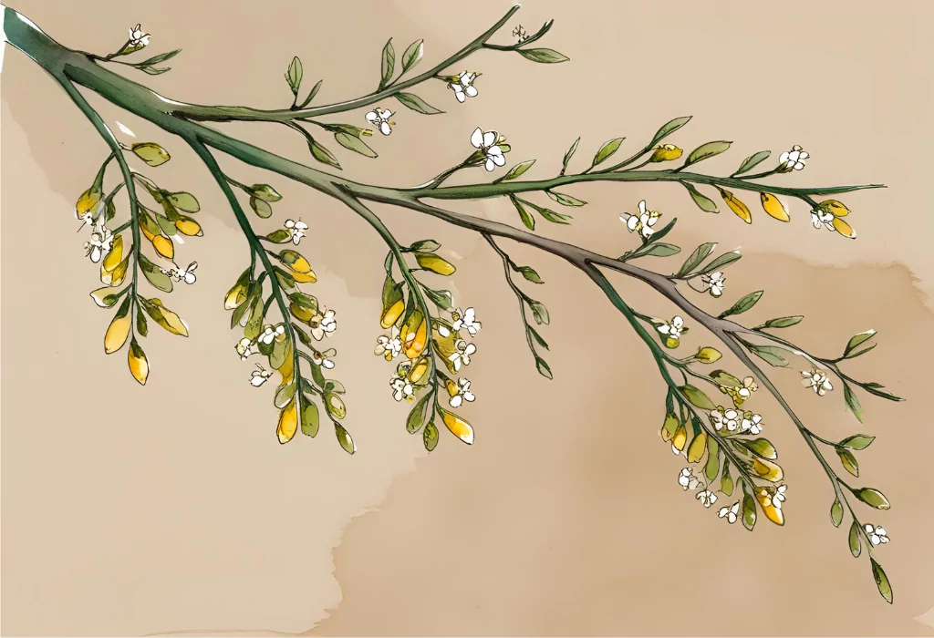12 Easy Watercolor Summer Floral Paintings mango tree blossoms 6829823b60cf7