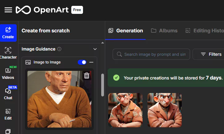 9 Best Image to Art AI Websites (tried & tested) open art 3d 681f190aaddfb
