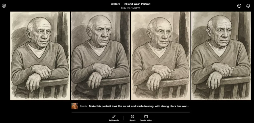 9 Best Image to Art AI Websites (tried & tested) picasson on chatgpt sora 681f3dde26213