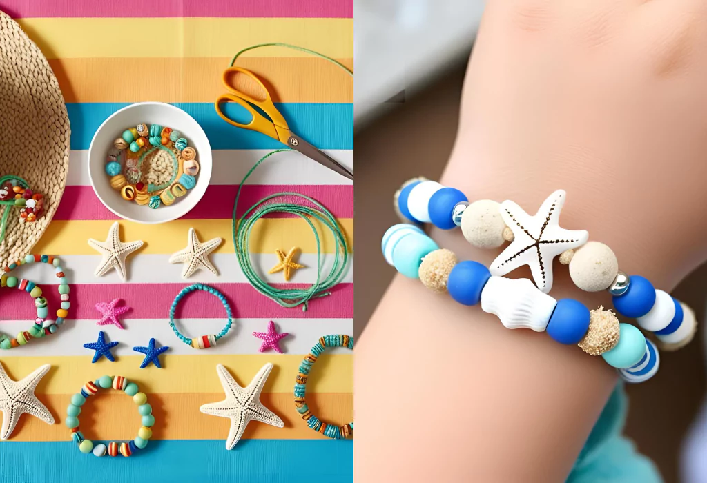 10 Easy Summer Beach Craft Ideas for Kids sea star friendship bracelets 6829874772136