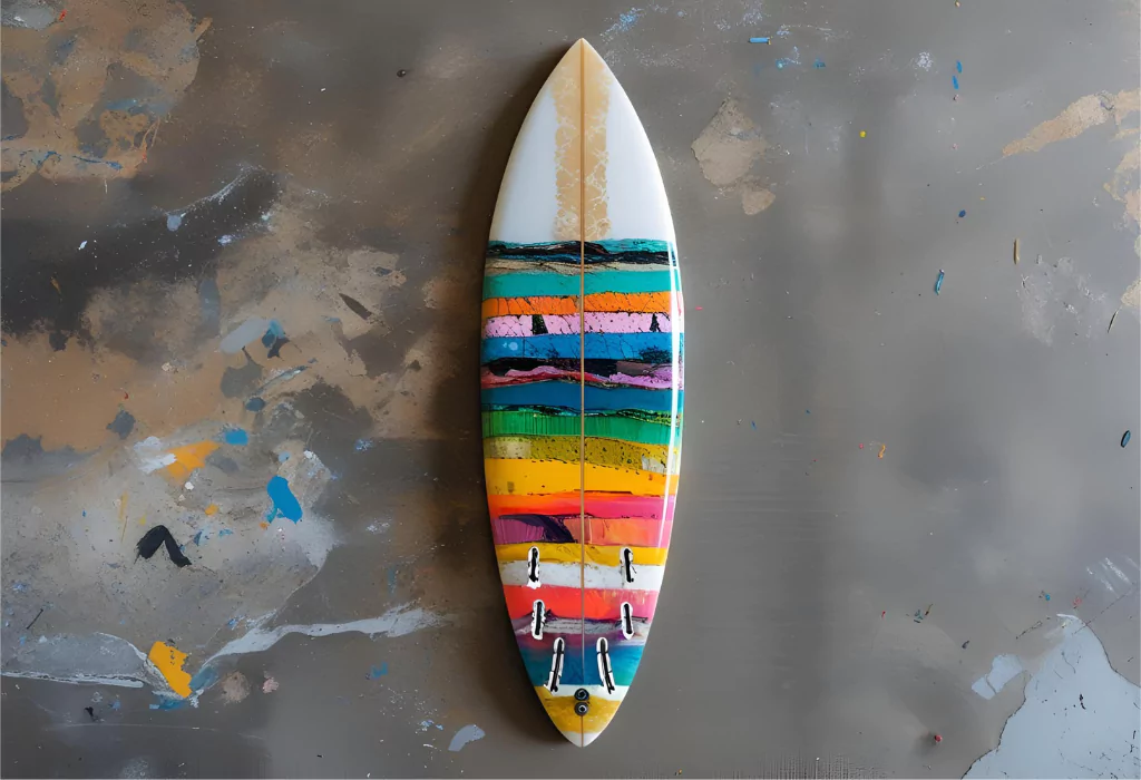13 Summer Mini Surfboard Art Project Ideas 13 68519abf18e26