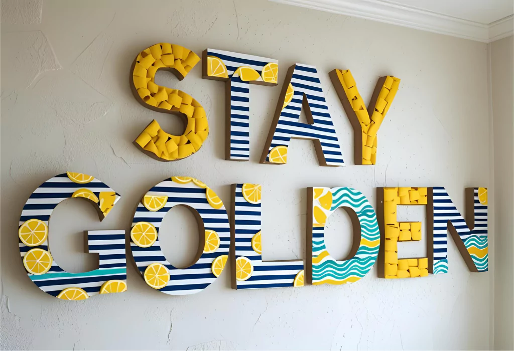 15 DIY Summer Wall Art Ideas to Brighten Your Home 15 6856e3b3bafbb