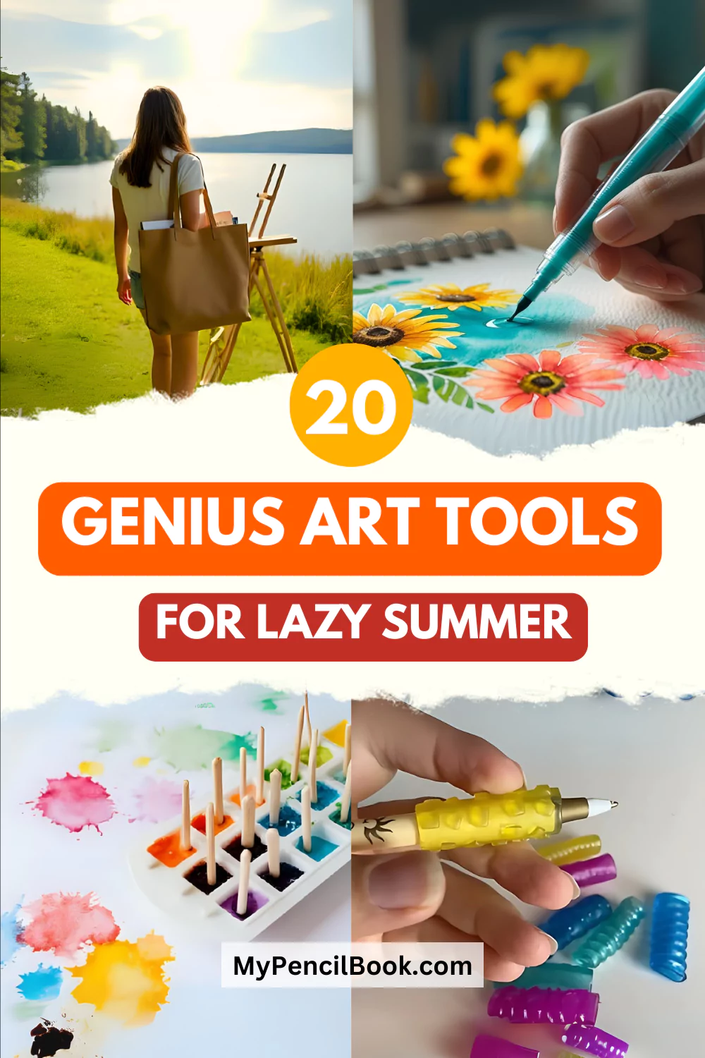 20 Genius Art Tools for Lazy Summer (Chill tools) art supplies to keep you cool in summer 68565cc5c1b19