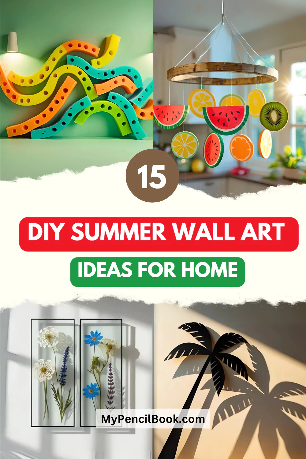 15 DIY Summer Wall Art Ideas to Brighten Your Home summer diy wall art 6856e91227d6e