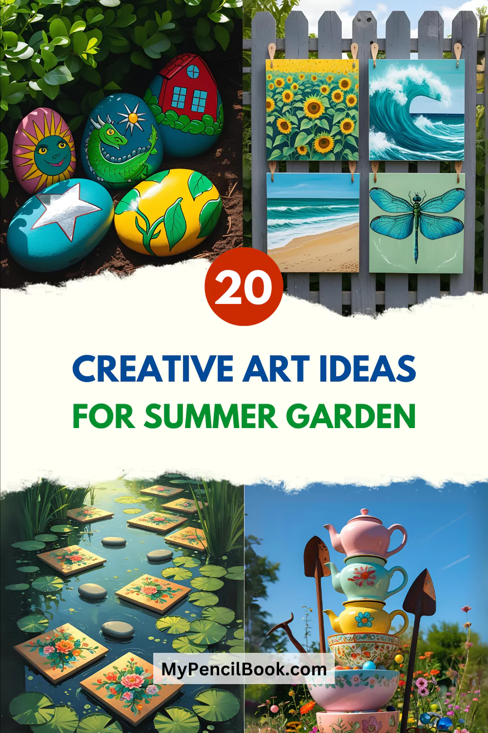 20 Creative Outdoor Art Ideas for Your Summer Garden creative art ideas for summer garden 68641c10d0f5b