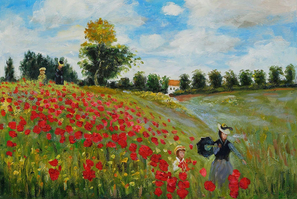 5 Iconic Summer Paintings of All Time poppy field in argenteuil claude monet b0086a