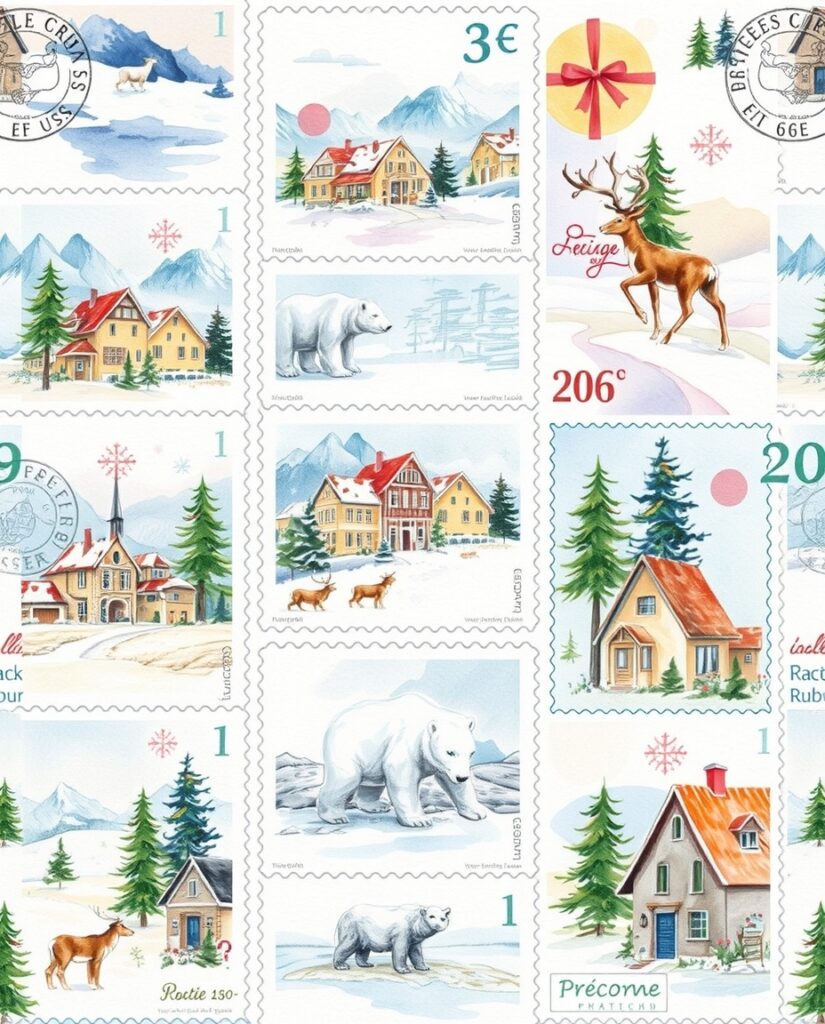 Flux Schnell delicate watercolor painting A patchwork of water 3