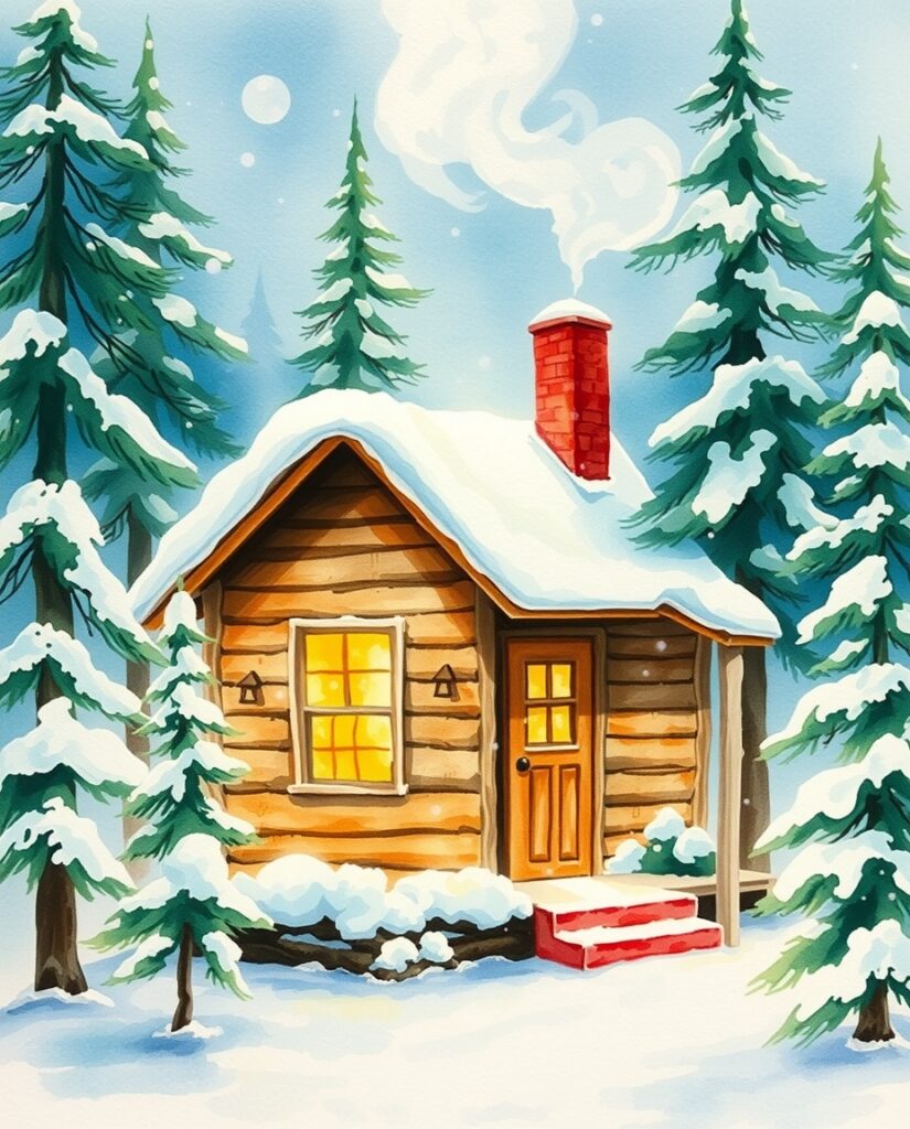 20 Beginner-Friendly Christmas Watercolor Ideas Flux Schnell delicate watercolor painting A watercolor paintin 1