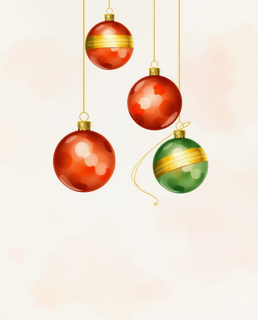15 Magical Christmas Wallpaper Ideas Flux Schnell delicate watercolor painting Handpainted Christma 2