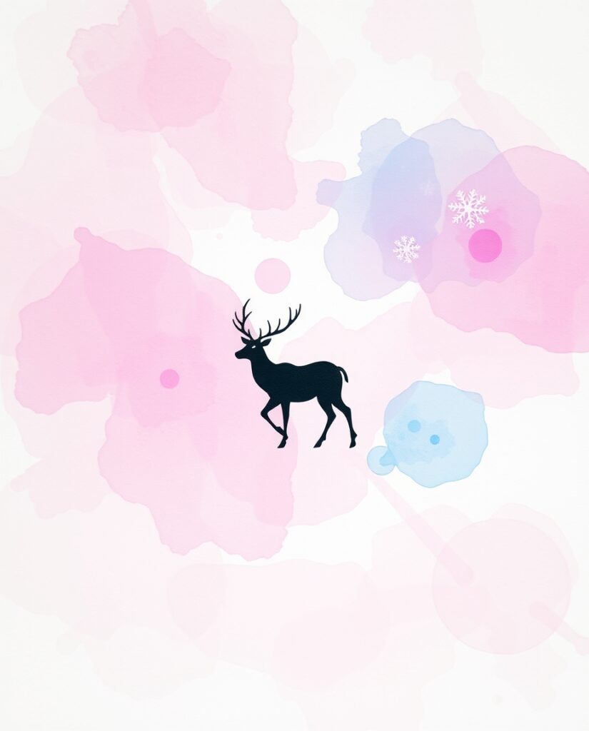 20 Beginner-Friendly Christmas Watercolor Ideas Flux Schnell delicate watercolor painting Watercolor gradient 3