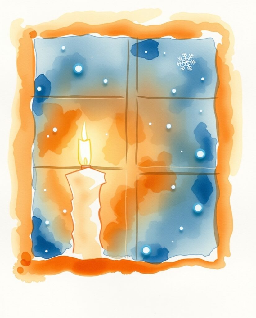 20 Beginner-Friendly Christmas Watercolor Ideas Flux Schnell delicate watercolor painting Watercolor of a fros 1