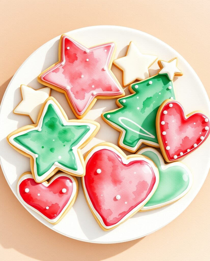 20 Beginner-Friendly Christmas Watercolor Ideas Flux Schnell delicate watercolor painting Watercolor of assort 1