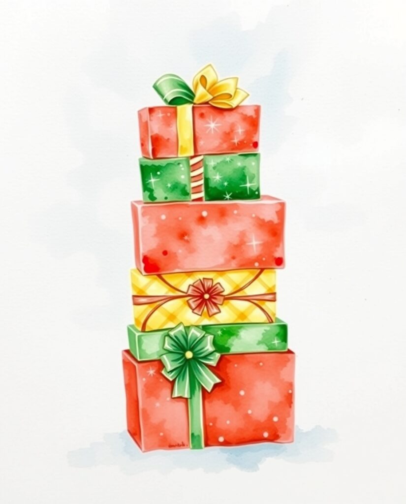 20 Beginner-Friendly Christmas Watercolor Ideas Flux Schnell delicate watercolor painting Watercolor painting 0 1 2