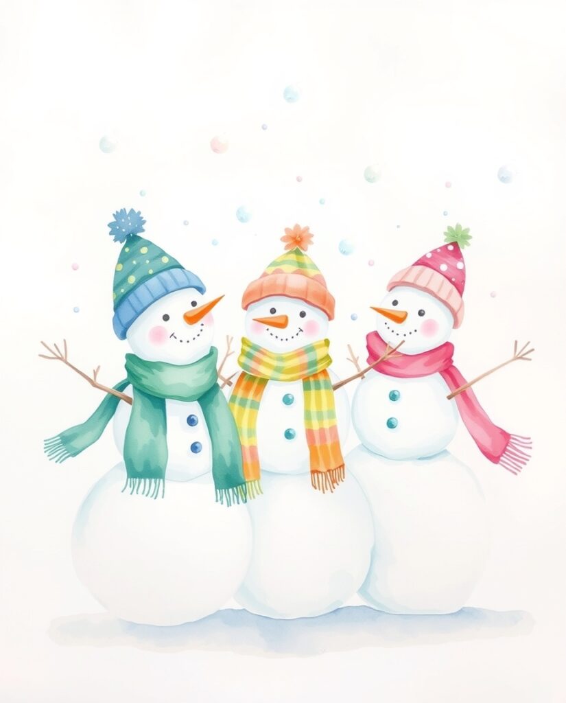 20 Beginner-Friendly Christmas Watercolor Ideas Flux Schnell delicate watercolor painting Watercolor painting 0 2