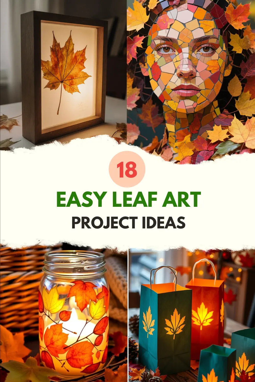 18 Easy Fall Leaf Art Project Ideas (That Actually Feel Fresh) Easy leaf art project ideas