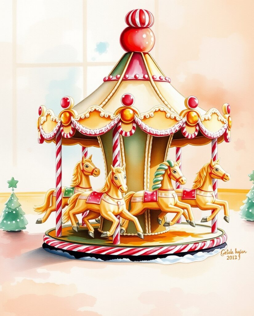 Flux Schnell Delicate watercolor painting of a whimsical ginge 2