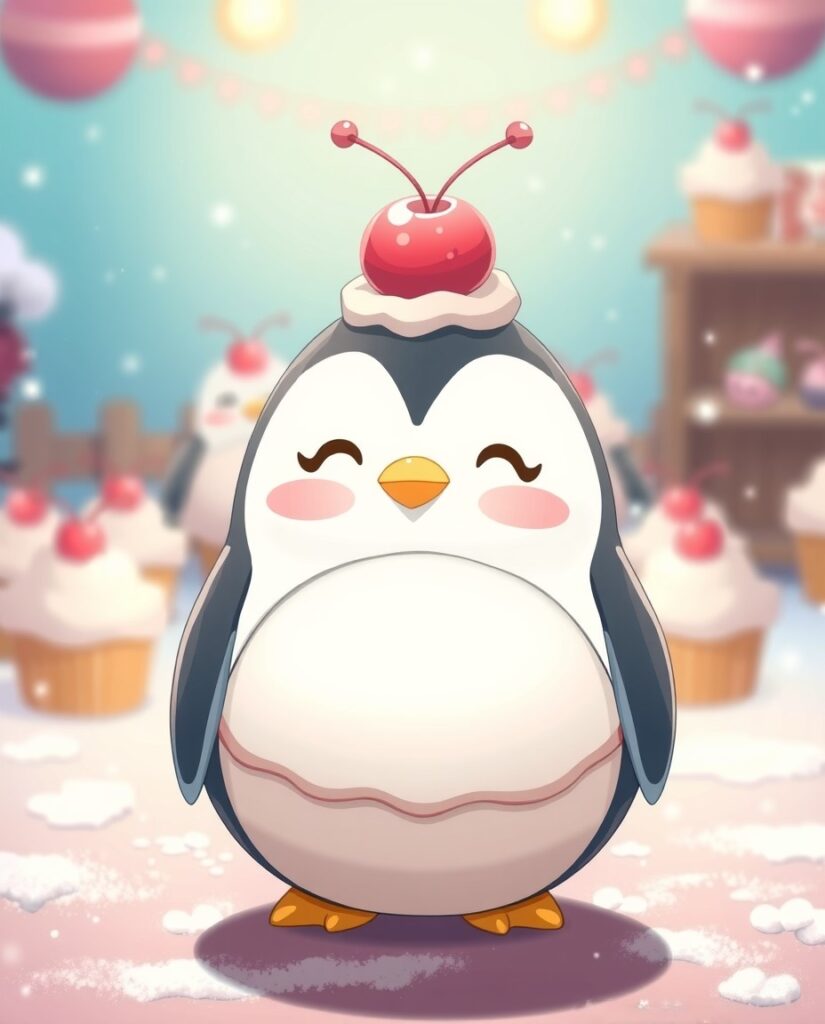 Flux Schnell cinematic keyframe13 anime keyframe12 Round kawai 2