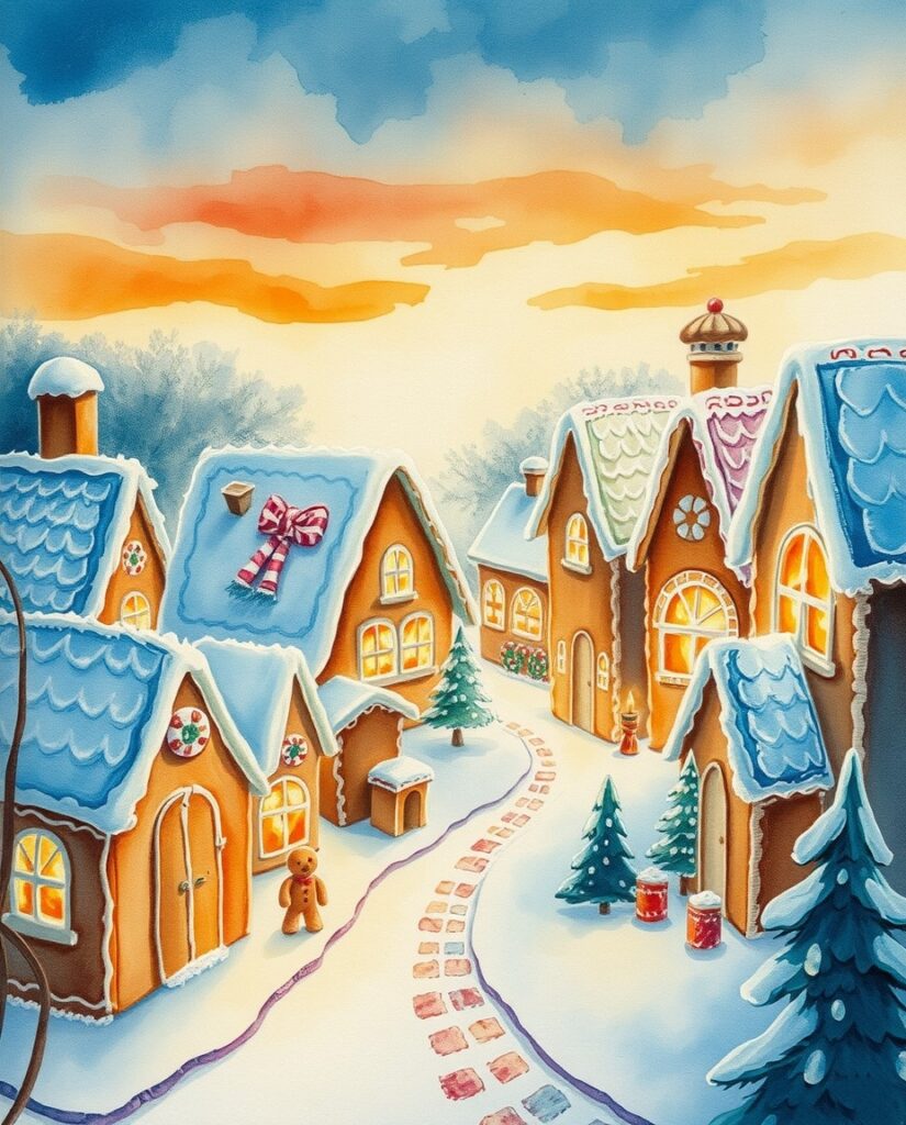 Flux Schnell delicate watercolor painting A cozy watercolor pa 1