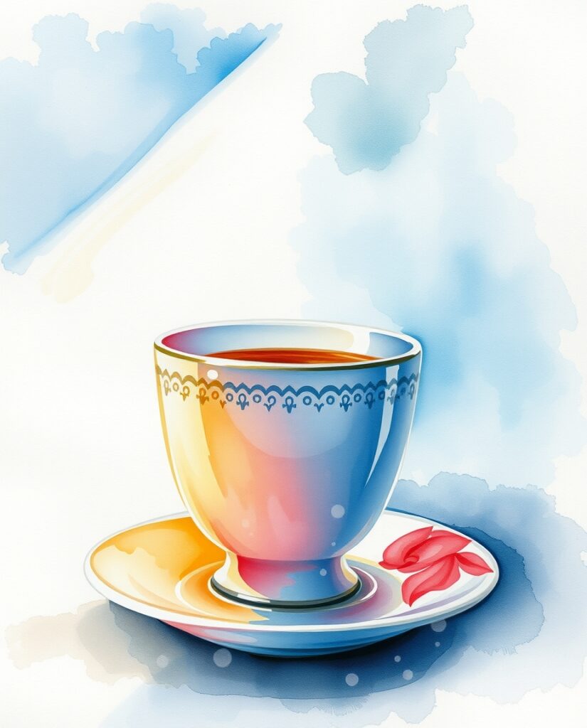 Flux Schnell delicate watercolor painting A series of watercol 0