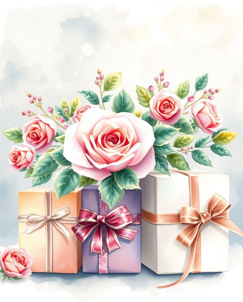 Flux Schnell delicate watercolor painting Artistic Christmas w 1