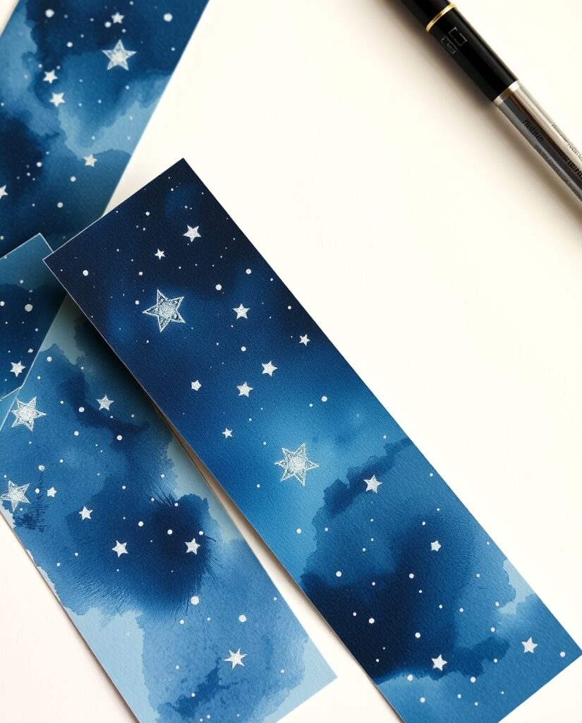 Flux Schnell delicate watercolor painting Watercolor bookmarks 0