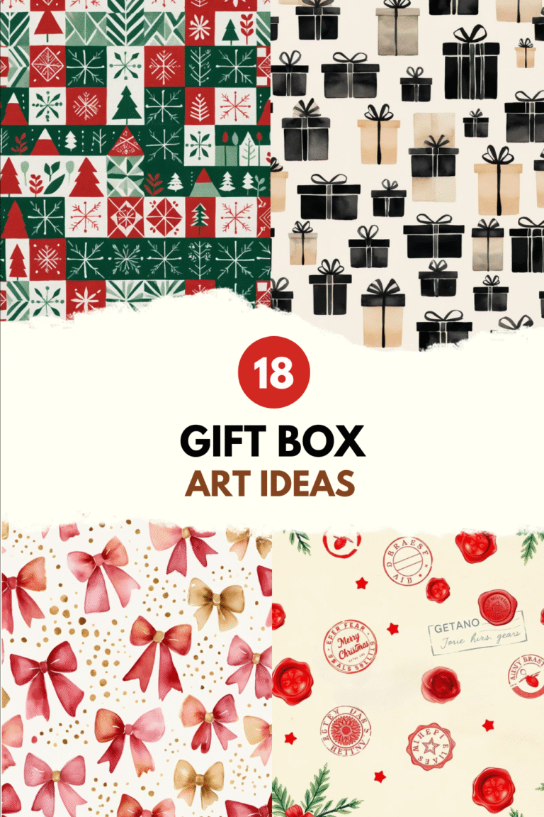 Gift box art ideas